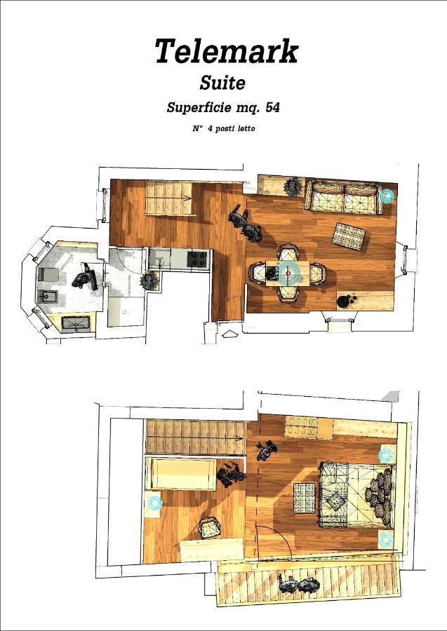 Telemark Mountain Rooms Agordo Extérieur photo